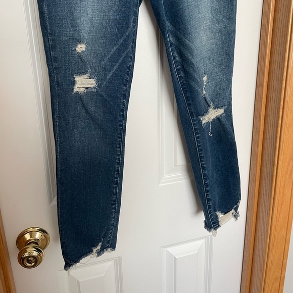 Abercrombie & Fitch Curve Love High Rise Super Skinny Ankle Jeans Size 2 Short - Picture 4 of 9